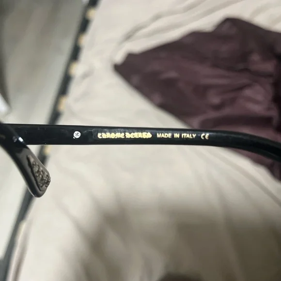 Chrome Hearts 2271 Black Square Frame Glasses - Picture 4 of 5